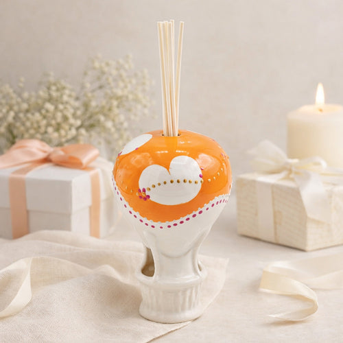 Sharon Mongolfiera Diffusore Aromi Ceramica H15x9 cm Tequila