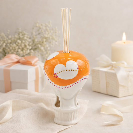 Mongolfiera Diffusore Aromi Sharon Ceramica H15x9 cm Tequila