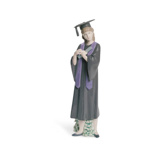 NAO by Lladrò - Gioia della Laurea - Scultura in Porcellana Donna