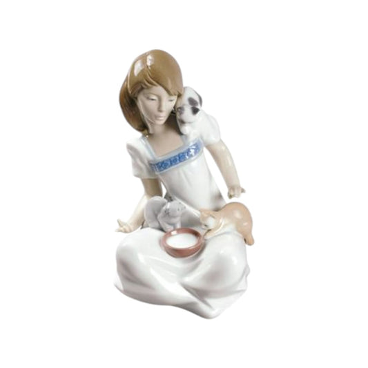 NAO by Lladrò - La Colazione 02001569 - Scultura in Porcellana