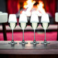 Nachtmann Set 4 Bicchiere Champagne Vetro Trasparente Degustazione Wine Glass