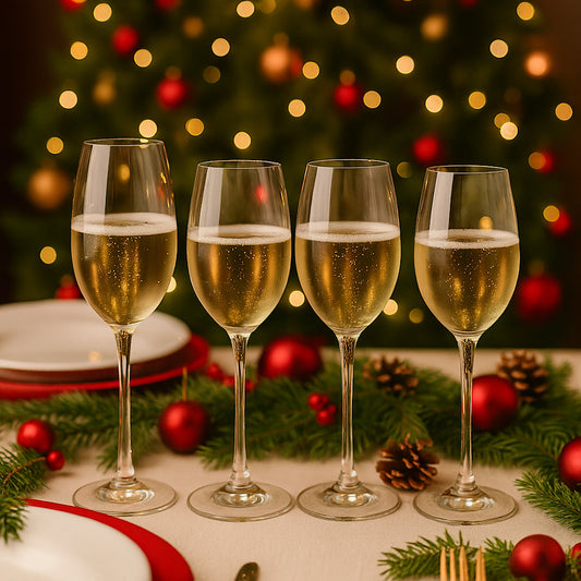 Nachtmann Set 4 Bicchiere Champagne Vetro Trasparente Degustazione Wine Glass