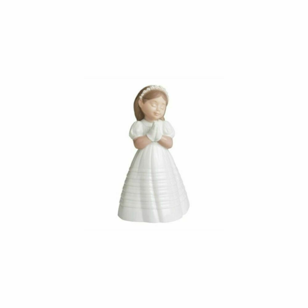 Nao La Mia Prima Comunione 1553 My First Communion Porcellana Statua 14x8cm