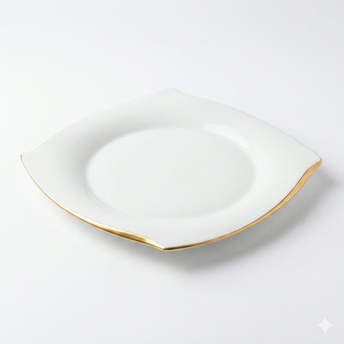 Narumi Piatto Piano Bone China Forte Oro 28x28