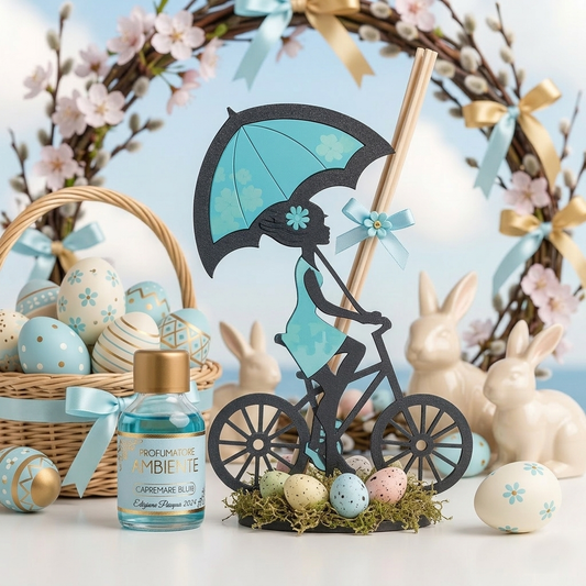 Negò Le Ombrelline Diffusore Carolina Metallo Verde 19x13 cm