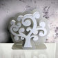 Negò Porta Tovaglioli Metallo Grigio Albero della Vita 12x13 cm