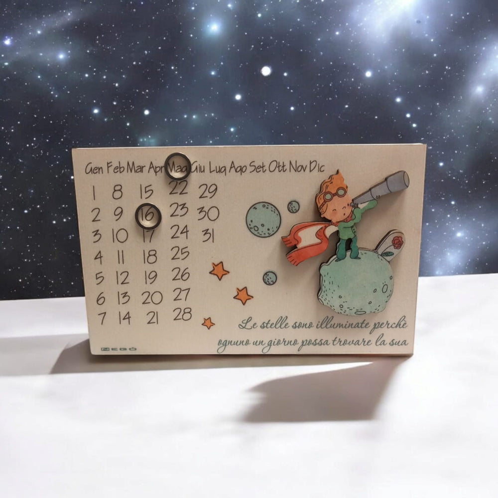 Negò Piccolo Principe Calendario Cannocchiale 16x10cm