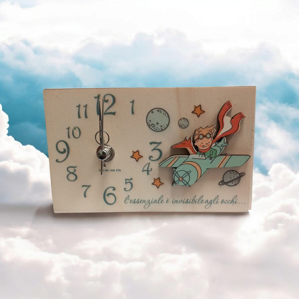 Negò Piccolo Principe Orologio Aereo 15,5x10cm