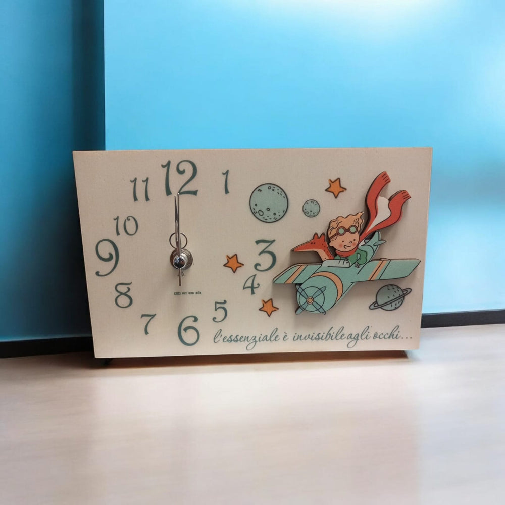 Negò Piccolo Principe Orologio Aereo 21x13.5cm