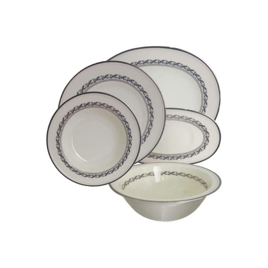 Noritake Westover Platinum Set Tavola e Caffè Porcellana Limited Edition Piatti e tazzine Caffè