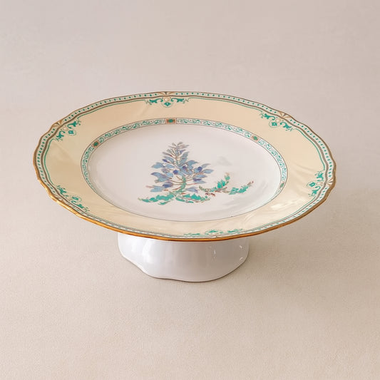 Noritake Alzatina in Porcellana Fine Decoro Floreale - (Ø 27 x H 10 cm)