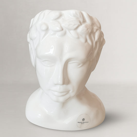 Paola Rolando – Testa Volto  Vaso H 23x18 cm