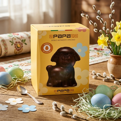 Papa Agnellino di Cioccolato Fondente 100 g