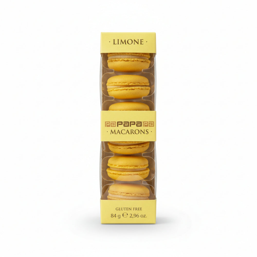 Papa Confetti Macaron Limone 6 Pezzi Dolce Gourmet