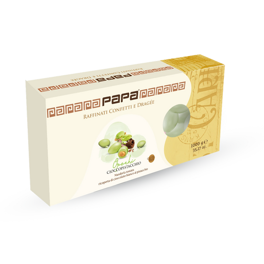 Papa Dolceamaro - Cioccopistacchio Opaco Confetti 1 kg