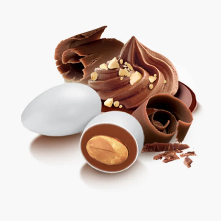 Papa Dolceamaro - Dragée Ciocco Gianduia Opaco Bianco 1KG