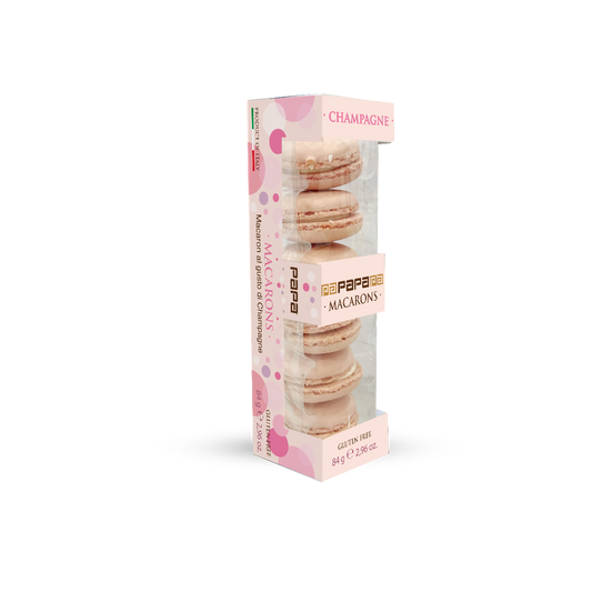 Papa Dolceamaro - Macarons Artigianali Champagne con Crema Astuccio 6 pz (Copia)