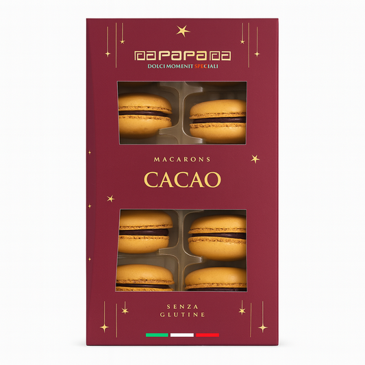 Papa macarons cacao senza glutine 12 pezzi 168 g
