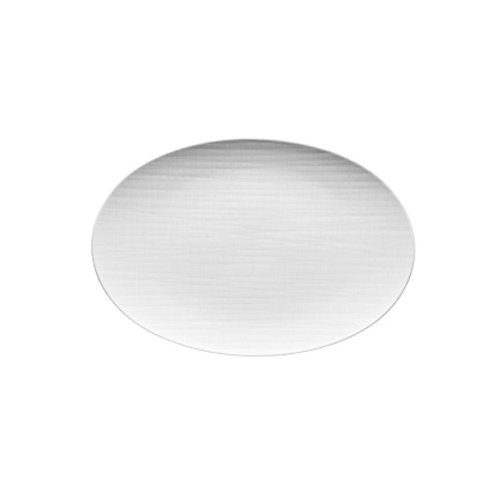 Piattino ovale Rosenthal Mesh porcellana bianca design moderno