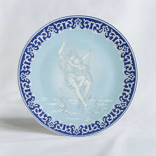 Piatto Altalena Armonia in porcellana firmato Atelier Sarti – Lavorazione artigianale Made in Italy