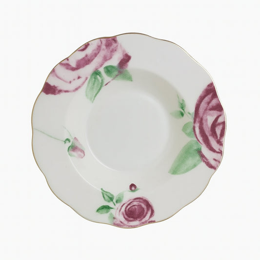 Piatto fondo Royal Albert Rose Clouds in porcellana 23 cm – decoro raro e da collezione – Le Favole