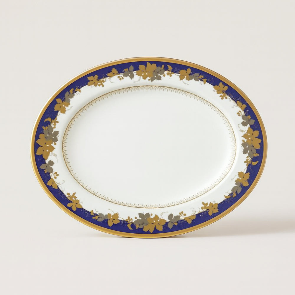 Piatto ovale Narumi Oscar de la Renta porcellana fine 44 cm


