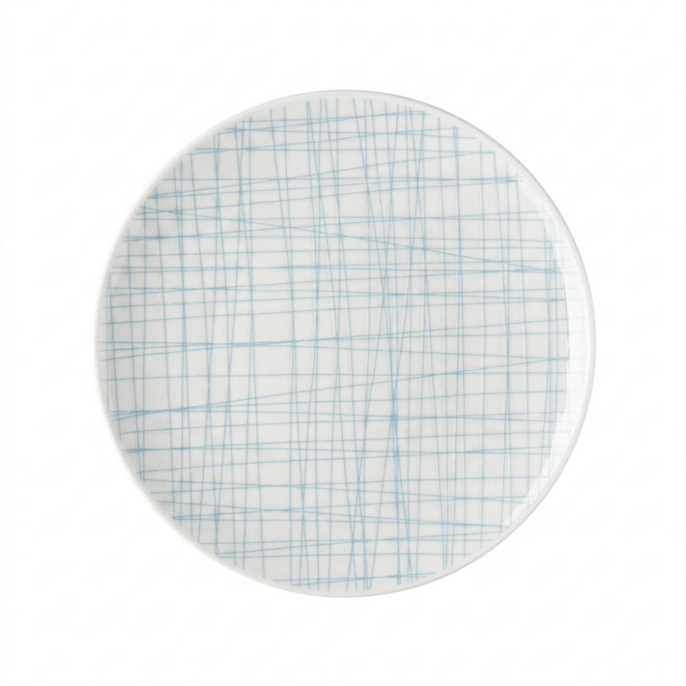 Piatto pane dessert Rosenthal Mesh Aqua porcellana 17 cm design moderno