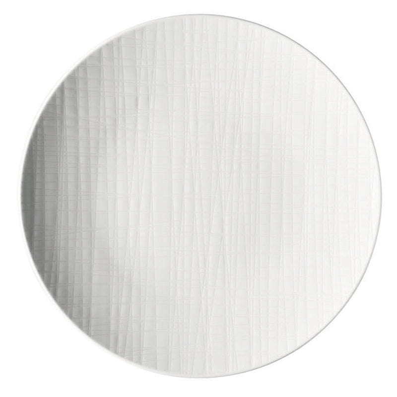 Piatto piano Rosenthal Mesh bianco porcellana 24 cm design moderno