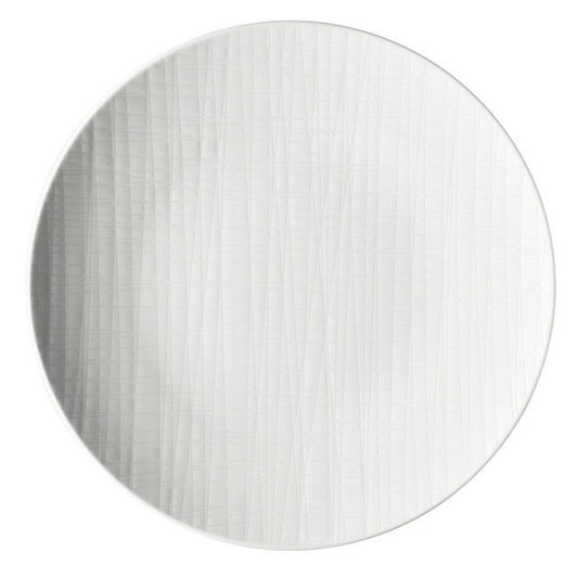Piatto piano Rosenthal Mesh bianco porcellana 24 cm design moderno