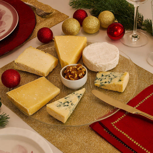 Piatto_formaggio_in_vetro_trasparente_Cive_32_cm_con_decoro