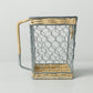 Porta Brick Brandani effetto rattan – Misure 18x13x9,5 cm – per confezioni tetrapack