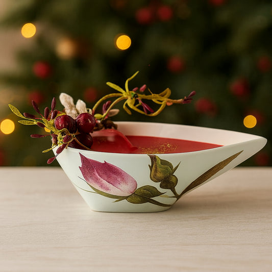 Porta candela in porcellana bianca Ceramiche Viva 13x9 cm – elegante e luminoso