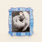 Porta foto Cuorematto Cuor Damasco in resina decorata 28×23 cm