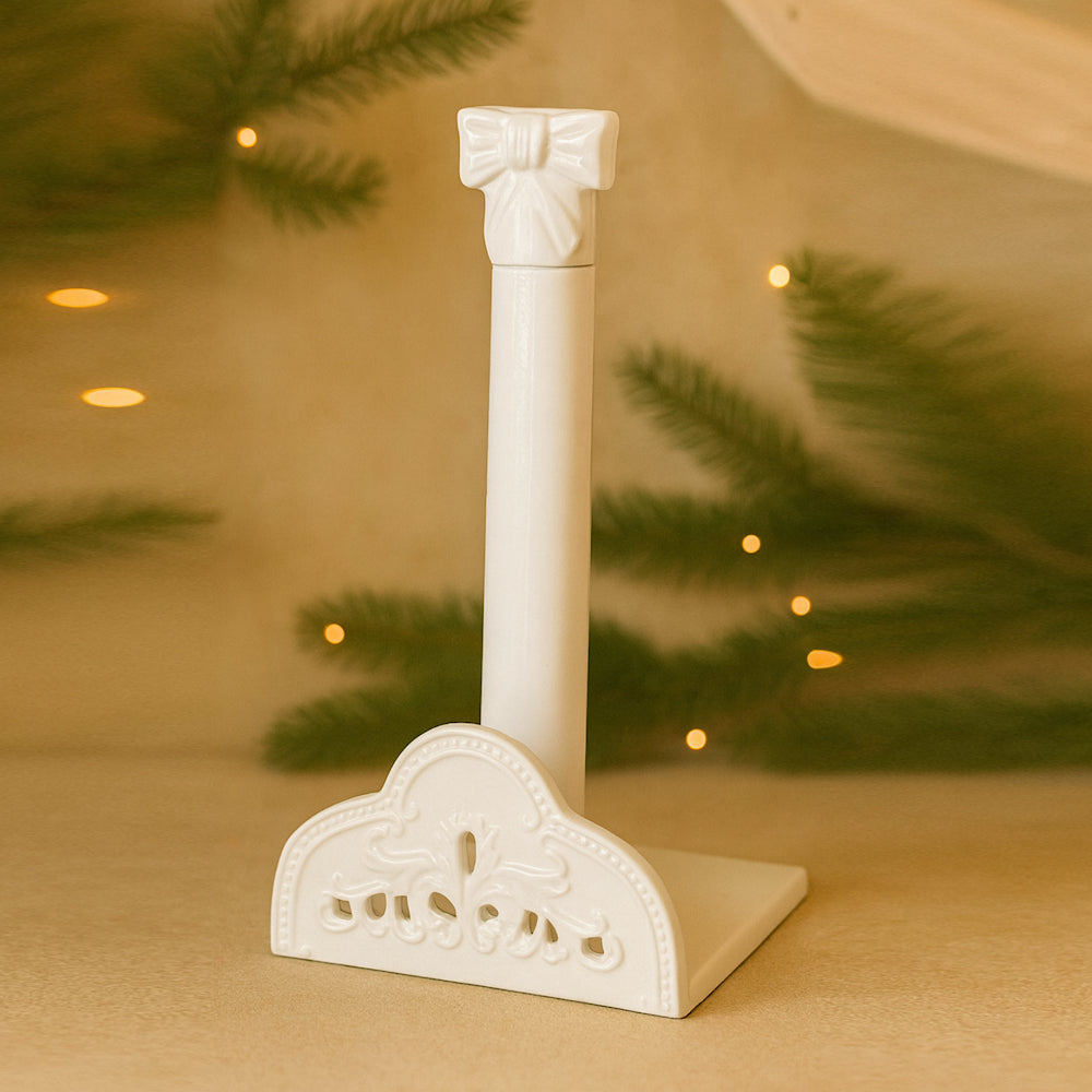 Porta scottex in ceramica Arte di Nacchi 27×15 cm elegante da cucina