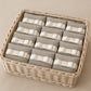 Portaconfetti elegante 10,5x8cm cotone naturale