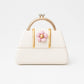 Portagioie borsetta in ceramica Dea Capodimonte 17×9×16 cm Linea Bags