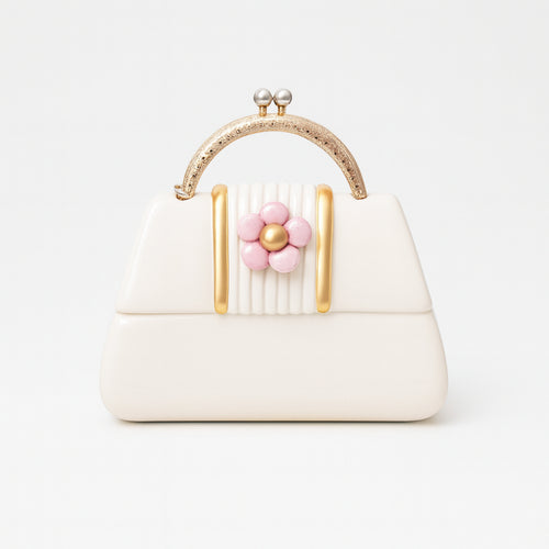 Dea Capodimonte Scatola Portagioie borsetta ceramica 17×9×16 cm