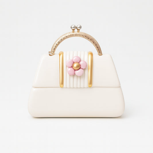Portagioie borsetta in ceramica Dea Capodimonte 17×9×16 cm Linea Bags