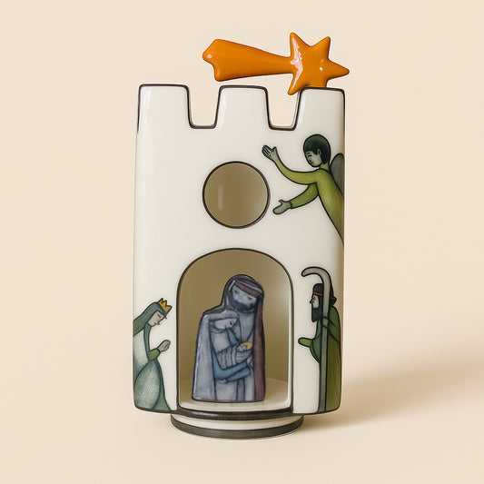 Presepe Graffiti Terre di Scirocco in ceramica artigianale 14x23 cm