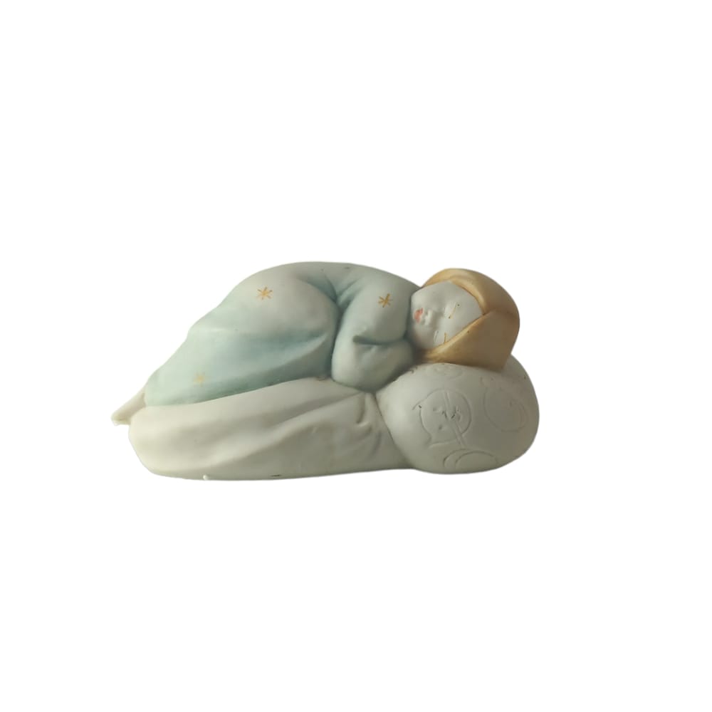 Principe Capodimonte Bambino su Cuscino 11x7,5xH5 Cm in Biscuit