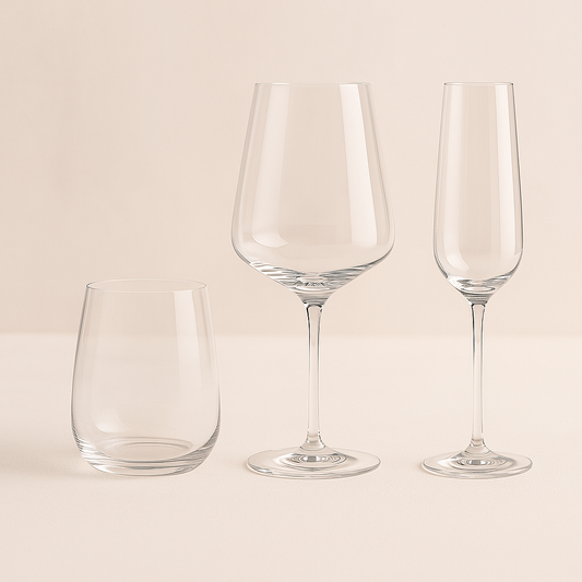 Promo Omnia Brandani estate – Set 12 Tumbler + 12 Calici + 6 Flute in omaggio – Le Favole

