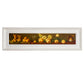 Quadro Daliana 135 cm con cornice shabby chic e dipinto artigianale