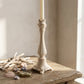 Rebirth Portacandele Ceramica Avorio Design Moderno H 26 cm