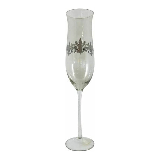 Rigatti Coppa Alta Vaso H.60 Cm Calice Decorativo Platino Argento Made In ItalyRigatti Coppa Alta Vaso H.60 Cm Calice Decorativo Platino Argento Made In Italy