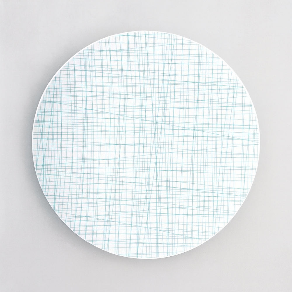 Rosenthal Mesh Aqua Line piatto tondo porcellana 33 cm