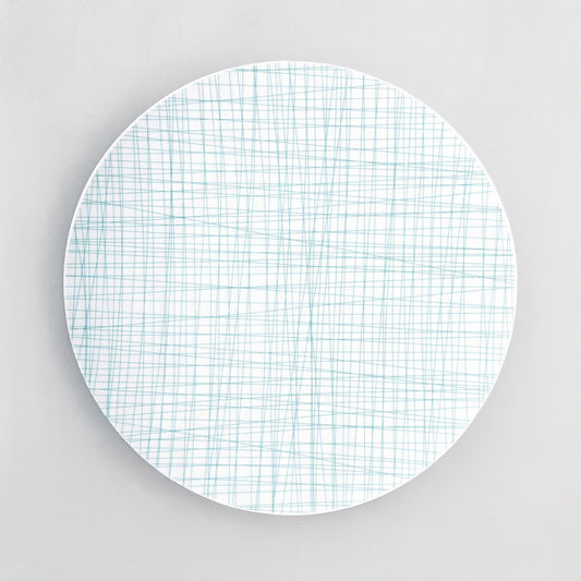 Rosenthal Mesh Aqua Line piatto tondo porcellana 33 cm
