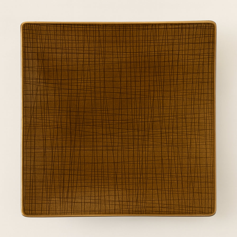 Rosenthal Mesh Walnut piatto piano porcellana 31 cm