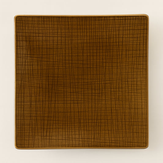 Rosenthal Mesh Walnut piatto piano porcellana 31 cm