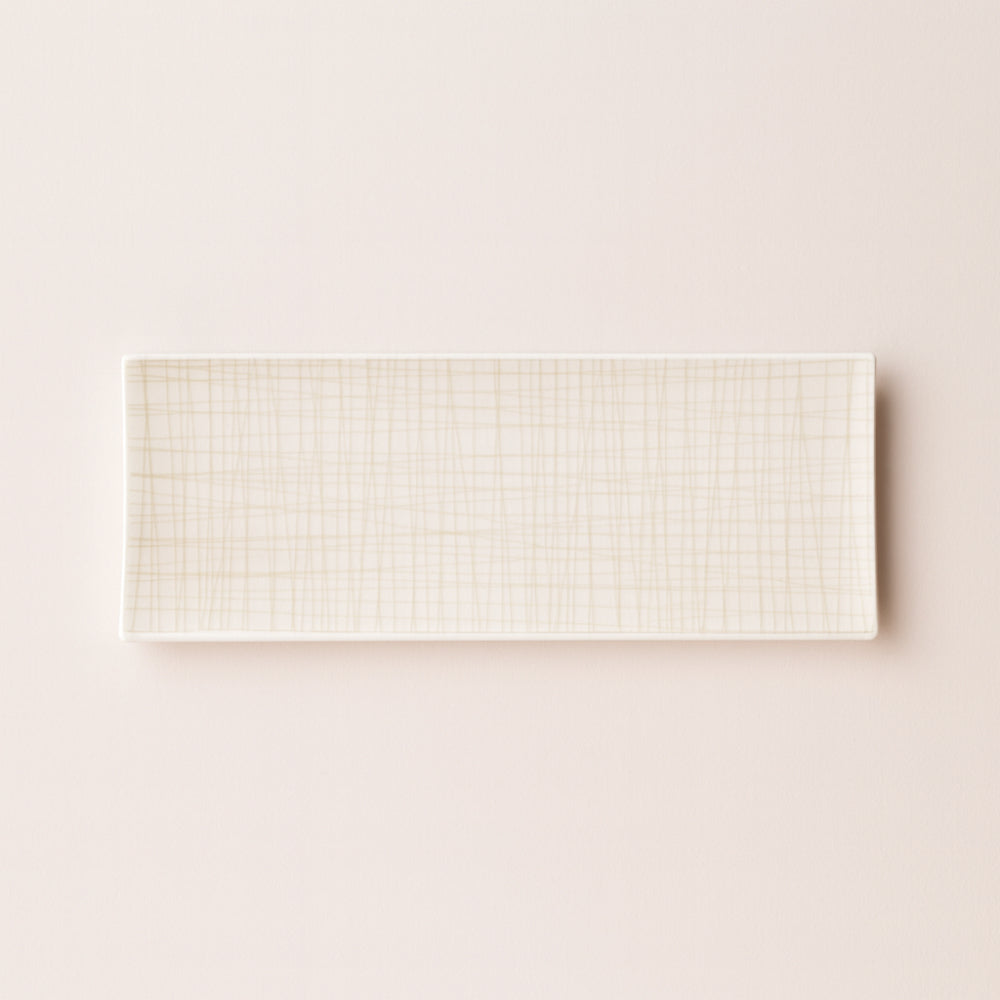  Rosenthal Mesh White vassoio porcellana 15×24 cm 