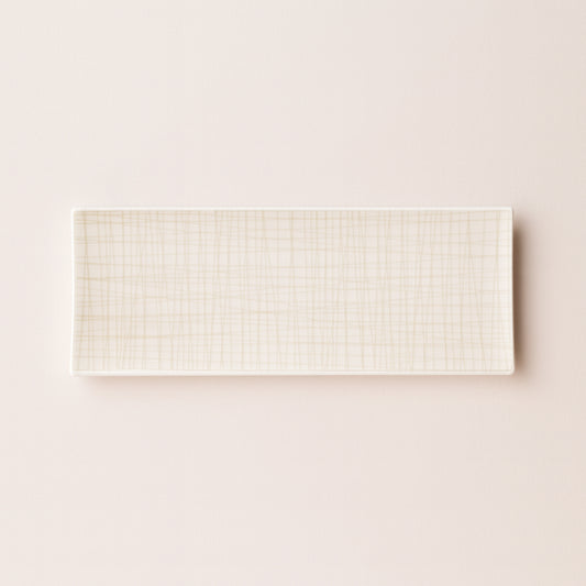  Rosenthal Mesh White vassoio porcellana 15×24 cm 